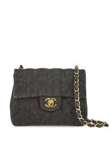 CHANEL Pre-Owned sac porté épaule Mini Classic Flap (1998) - Noir