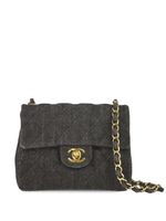 CHANEL Pre-Owned sac porté épaule Mini Classic Flap (1998) - Noir - thumbnail