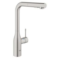 GROHE essence new Keukenkraan - hoog - uittrekbare l uitloop - 2 straalsoorten - supersteel geborsteld 30270DC0