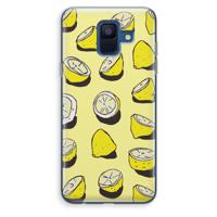 When Life Gives You Lemons...: Samsung Galaxy A6 (2018) Transparant Hoesje