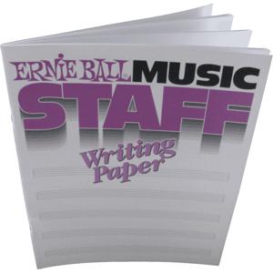 Ernie Ball 7019 Staff Writing Paper notitieboek voor muziek