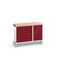 Bott Verso Montagewagen | 6 Lades | 1 Deur | Multiplex Blad | RAL 3004 - 16927154.24 Bott Verso Montagewagen | 6 Lades | 1 Deur | Multiplex Blad | RAL 3004 - 16927154.24