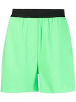 MSGM short à taille logo - Vert - thumbnail