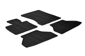 Rubbermatten passend voor BMW X6 2008-2014 (T-Design 4-delig+montageclips) GL0355