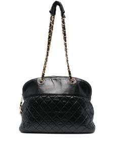 CHANEL Pre-Owned sac porté épaule à design matelassé (1989-1991) - Noir
