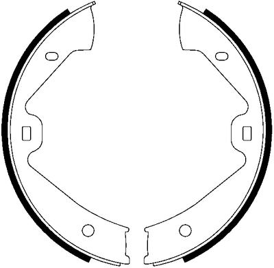 Remschoenset, parkeerrem ATE, o.a. voor Porsche, VW