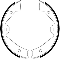 Remschoenset, parkeerrem ATE, o.a. voor Porsche, VW - thumbnail