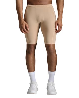 2XU Core Compression Shorts Beige/Silver Heren S 2XU Core Compression Shorts Beige/Silver Heren S