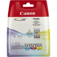 Canon 2934B010 inktcartridge 3 stuk(s) Origineel Cyaan, Magenta, Geel - thumbnail
