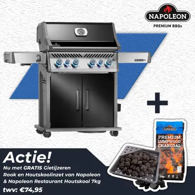 Napoleon Rogue PRO-S 525 Gas BBQ Zwart Barbecue