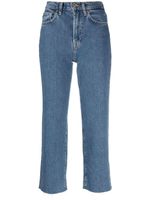 7 For All Mankind jean court à bords francs - Bleu