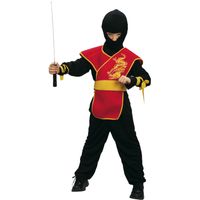 ninja meester kinderkostuum, 7 tot 9 jaar ninja meester kinderkostuum, 7 tot 9 jaar
