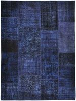 Diep Blauw Vloerkleed Patchwork Balaclava, 250x300 - thumbnail