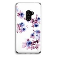 Waterverf bloemen: Xiaomi Mi Mix 2 Transparant Hoesje - thumbnail