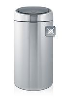 Brabantia Touch Bin afvalemmer 45 liter met kunststof binnenemmer - Matt Steel Fingerprint Proof