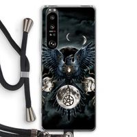 Sinister Wings: Sony Xperia 1 III Transparant Hoesje met koord