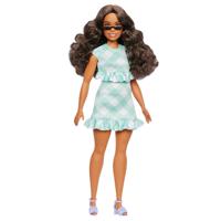 Barbie Fashionista pop in Gingham jurk