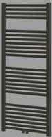 Beaux Rennes handdoekradiator 617W 60x3x120cm mat zwart