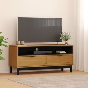 TV-meubel FLAM 110x40x50 cm massief grenenhout