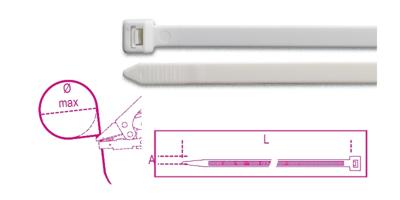 Beta Bmb1025V0-Zelfdovende Nylon Bindstrips - BMB1025V0