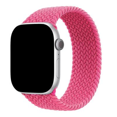 Apple Watch Bandje - Nylon - Solo - Pioenroze - 44, 45, 46 & 49mm - S