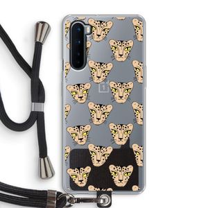 Tijger: OnePlus Nord Transparant Hoesje met koord