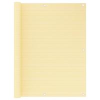 VidaXL Balkonscherm 120x500 cm hdpe beige