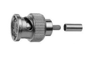 Telegärtner J01000A1255Y J01000A1255Y BNC-connector Stekker, recht 50 Ω 1 stuk(s)