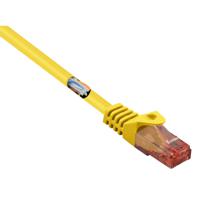 Renkforce RF-5370038 RJ45 Netwerkkabel, patchkabel CAT 6 U/UTP 10.00 m Geel Snagless, Halogeenvrij 1 stuk(s)