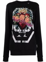 Philipp Plein sweat Heart Breaker à logo - Noir - thumbnail