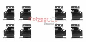 Accessoireset, schijfremblok GREENPARTS METZGER, u.a. für Opel, Seat, Fiat, VW, Citroën, Alfa Romeo, Skoda, Honda, Peugeot, Audi, Lancia, Ford, Toyota