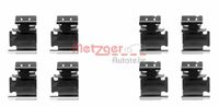 Accessoireset, schijfremblok GREENPARTS METZGER, u.a. für Opel, Seat, Fiat, VW, Citroën, Alfa Romeo, Skoda, Honda, Peugeot, Audi, Lancia, Ford, Toyota