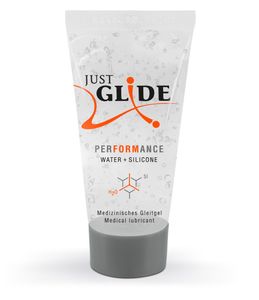 Just Glide Glijmiddel Op Waterbasis Met Siliconen - 20ml