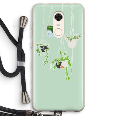Hang In There: Xiaomi Redmi 5 Transparant Hoesje met koord