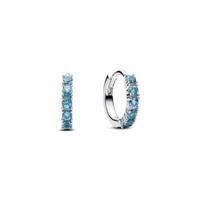 Dames oorbellen Pandora 293849C01 Zilverkleurig Blauw