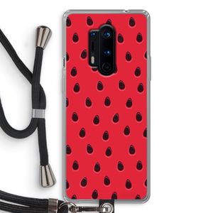 Watermelon: OnePlus 8 Pro Transparant Hoesje met koord
