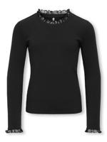 Kids ONLY winter top meisjes - zwart - KogLeslie - regular fit, longsleeve Kids ONLY winter top meisjes - zwart - KogLeslie - regular fit, longsleeve