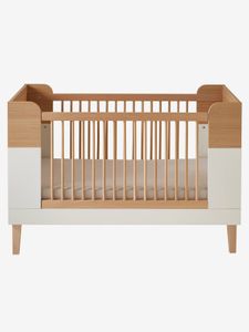 MOKA om te vormen babybed wit/hout