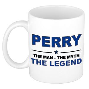 Perry The man, The myth the legend cadeau koffie mok / thee beker 300 ml