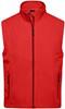 James & Nicholson JN1022 Men´s Softshell Vest - /Red - M