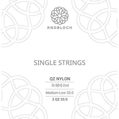 Knobloch 2QZ33.0 QZ Nylon Losse B2-Snaar Lage Spanning