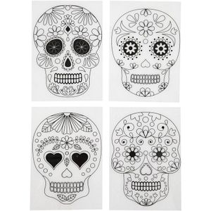 Hobby krimpfolie Day of the dead 4 vellen