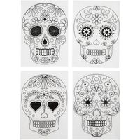 Hobby krimpfolie Day of the dead 4 vellen