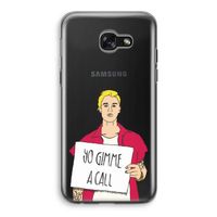 Gimme a call: Samsung Galaxy A5 (2017) Transparant Hoesje