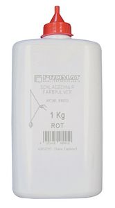 Promat Slaglijnkrijt | 1000 g rood | kunststoffles - 4000816653 4000816653