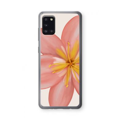 Pink Ellila Flower: Samsung Galaxy A31 Transparant Hoesje
