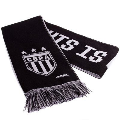 COPA Football - This Is My Church Sjaal - Zwart/ Wit