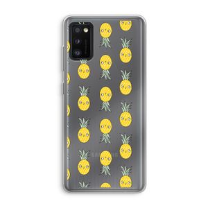 Ananas: Samsung Galaxy A41 Transparant Hoesje