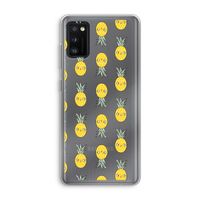 Ananas: Samsung Galaxy A41 Transparant Hoesje