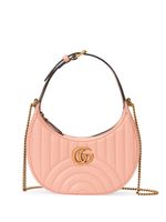 Gucci mini sac porté épaule GG Marmont - Rose